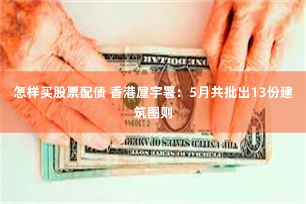 怎样买股票配债 香港屋宇署：5月共批出13份建筑图则